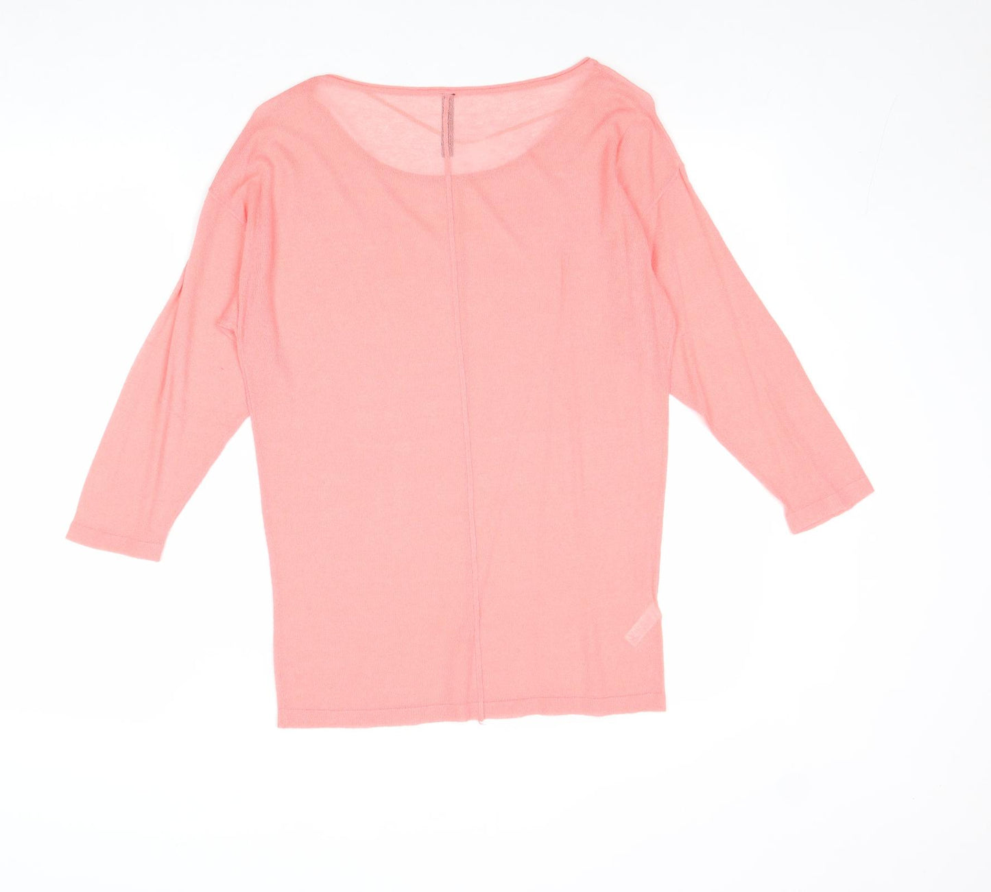 Woolworths Womens Pink Boat Neck Viscose Pullover Jumper Size S