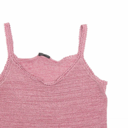 Florence & Fred Womens Pink Polyester Basic Tank Size 16 Round Neck