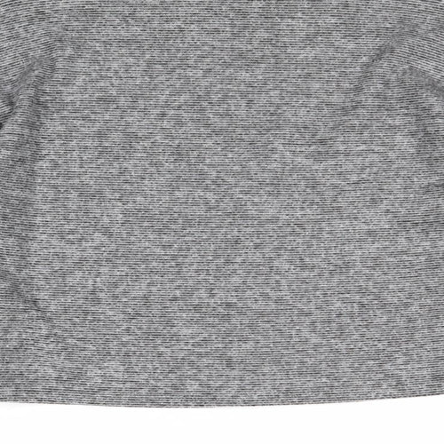 New Look Womens Grey Round Neck Polyester Pullover Jumper Size S