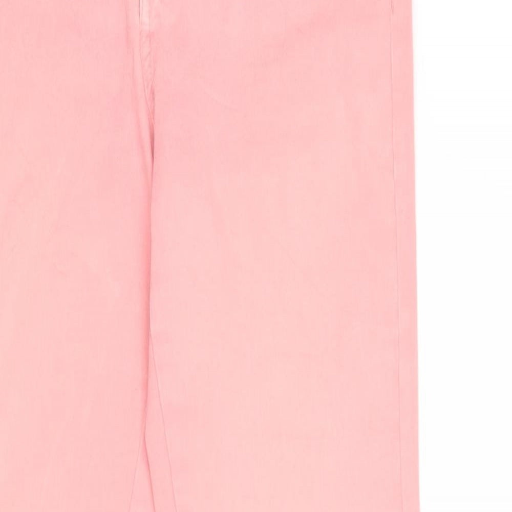 Yessica Womens Pink Cotton Skinny Jeans Size 10 Regular Zip