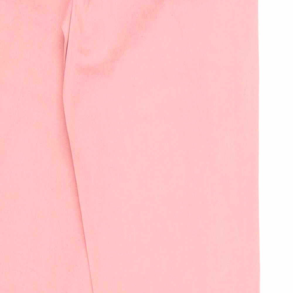 Yessica Womens Pink Cotton Skinny Jeans Size 10 Regular Zip