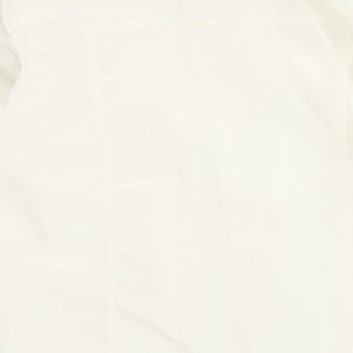 Bonmarché Womens Ivory Jacket Size S Zip