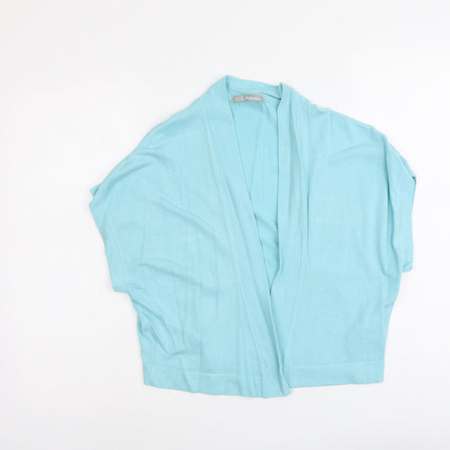 Marks and Spencer Womens Blue V-Neck Viscose Cardigan Jumper Size 14