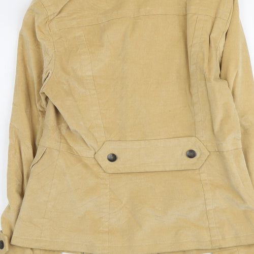 Nicole Womens Beige Jacket Size 8 Button