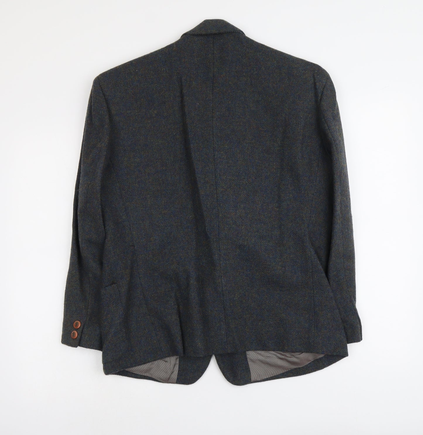 Daniel Hechter Mens Green Wool Jacket Blazer Size S Regular