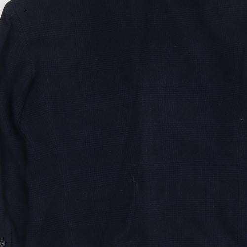 Gianni Calvino Mens Blue Polyester Jacket Suit Jacket Size S Regular