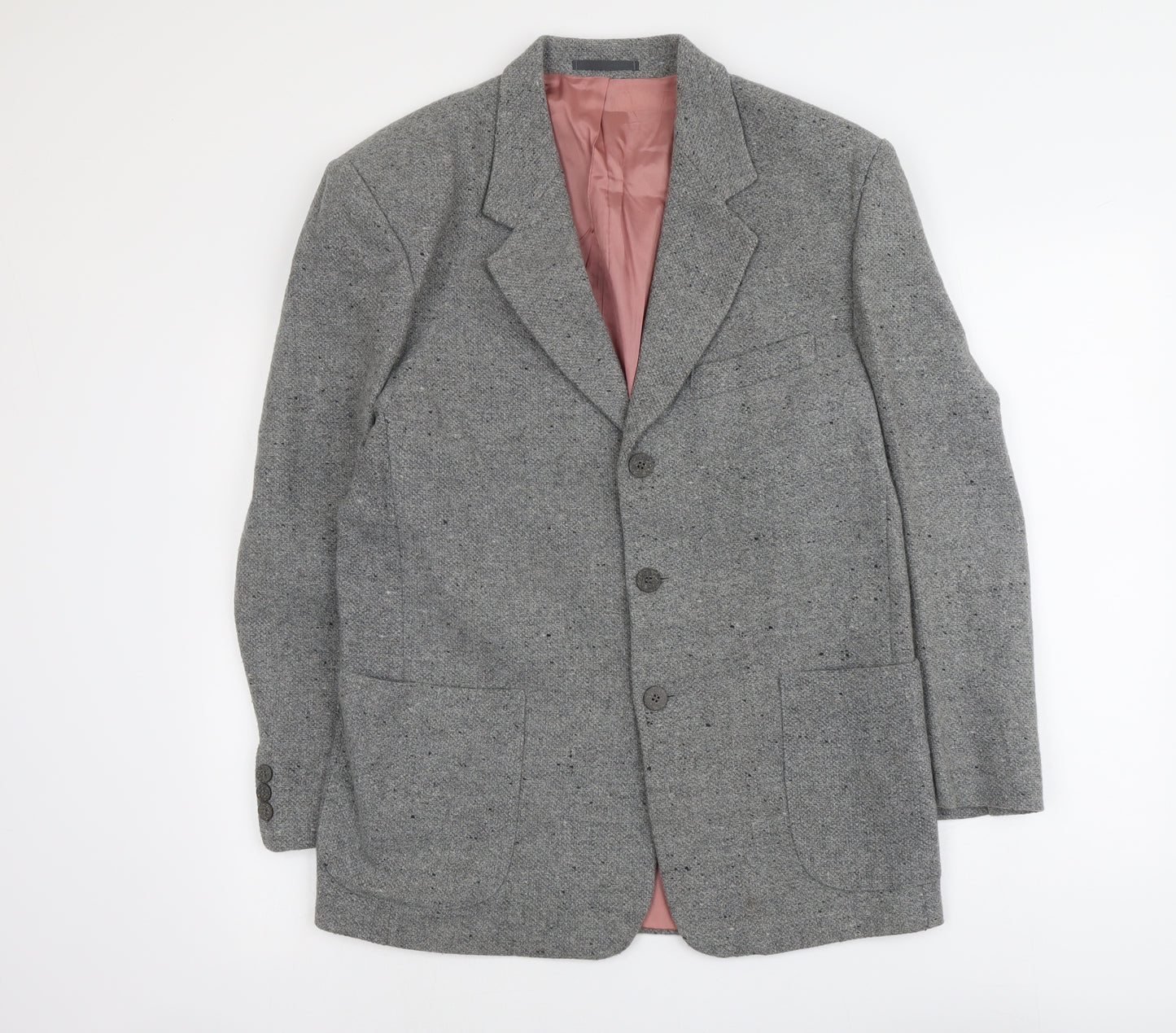 Willson Mens Grey Wool Jacket Blazer Size S Regular