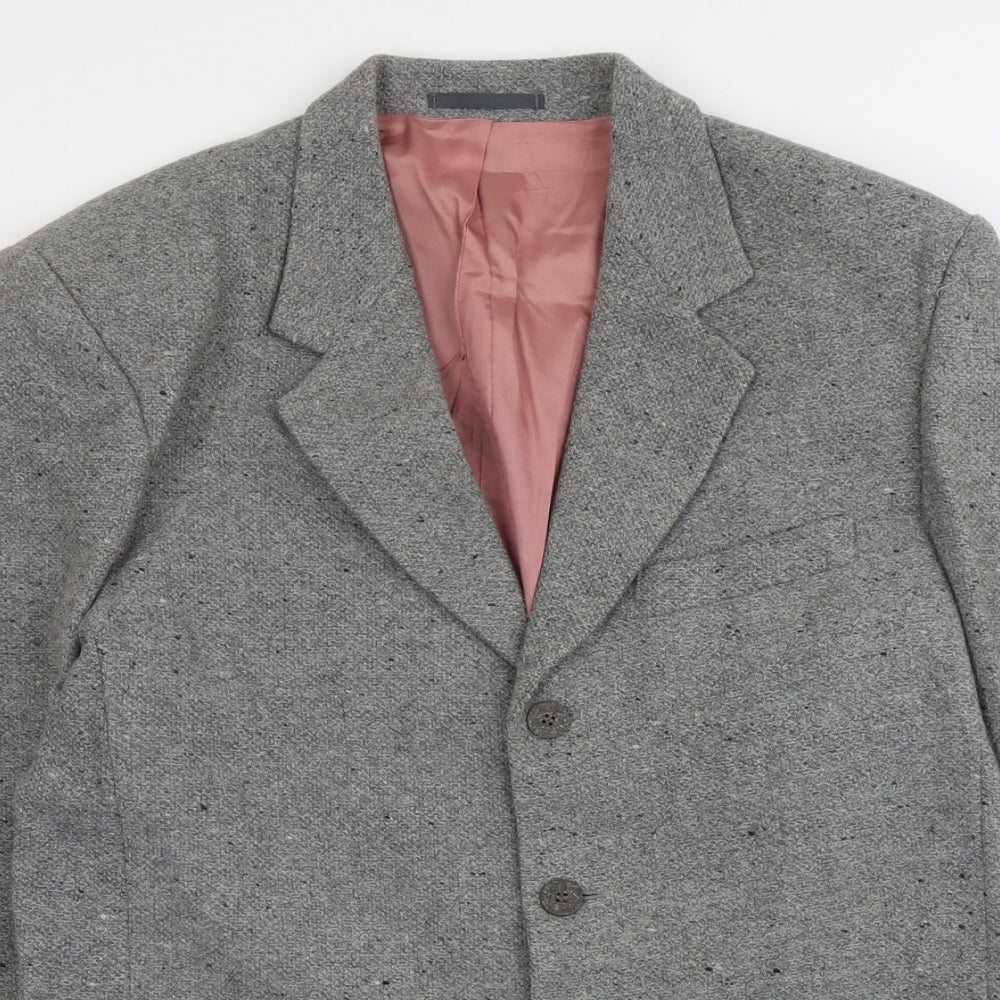 Willson Mens Grey Wool Jacket Blazer Size S Regular