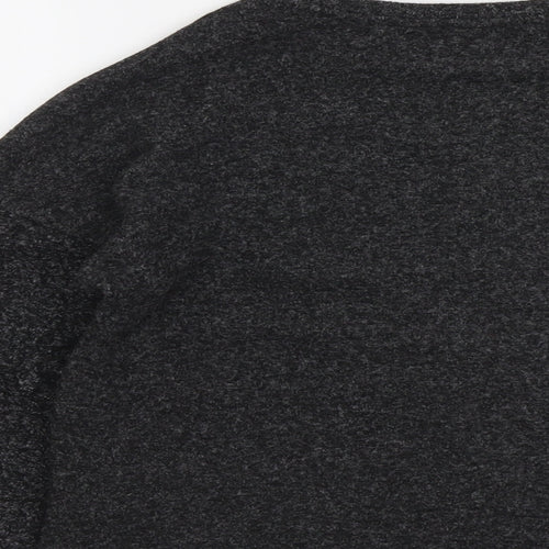 New Look Womens Grey Boat Neck Polyester Pullover Jumper Size S