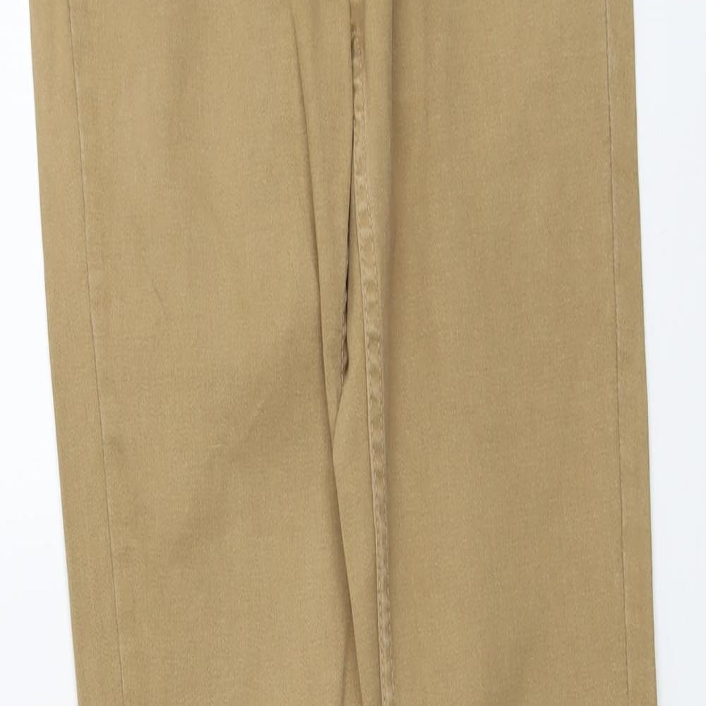 Janina Womens Brown Cotton Skinny Jeans Size 8 L33 in Regular Button