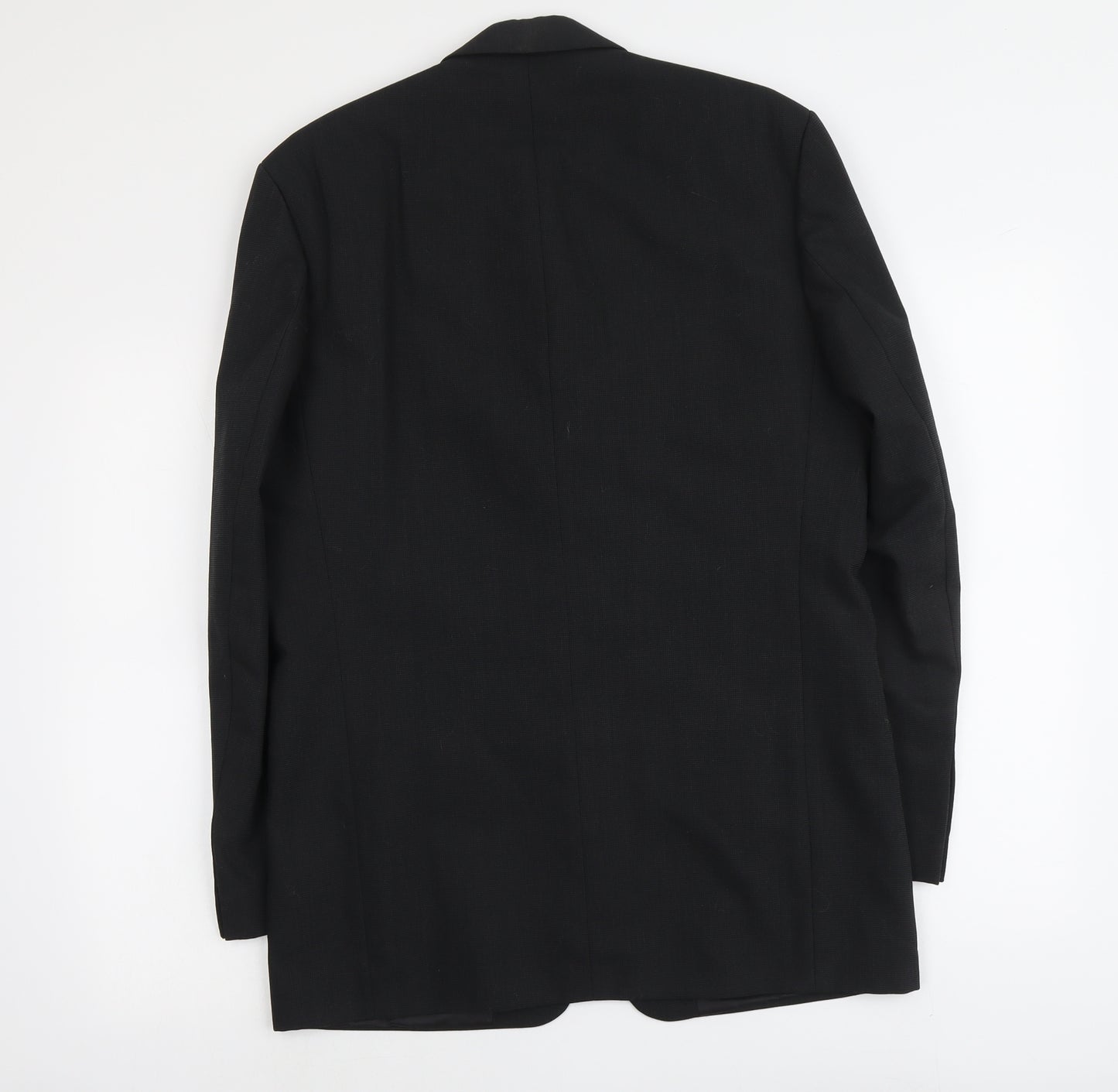 Tom English Mens Grey Polyester Jacket Suit Jacket Size L Regular