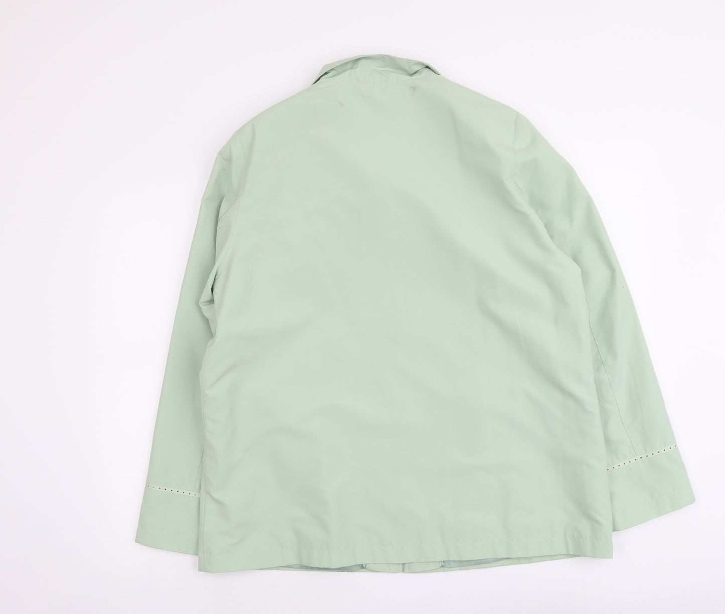 EWM Womens Green Jacket Size 16 Zip