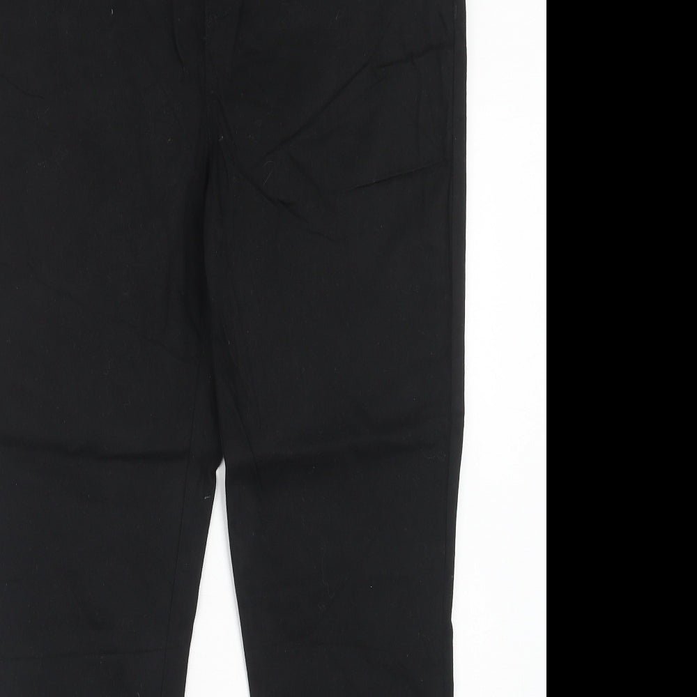 Preworn Womens Black Cotton Skinny Jeans Size 12 Regular