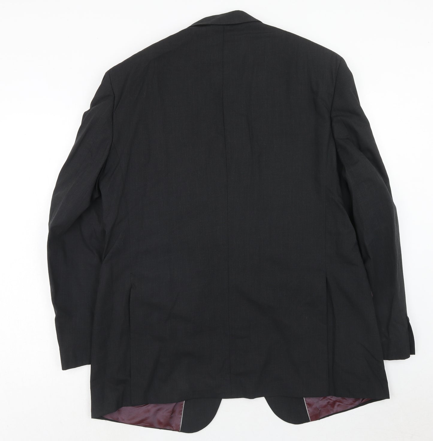 Austin Reed Mens Black Wool Jacket Suit Jacket Size 44 Regular