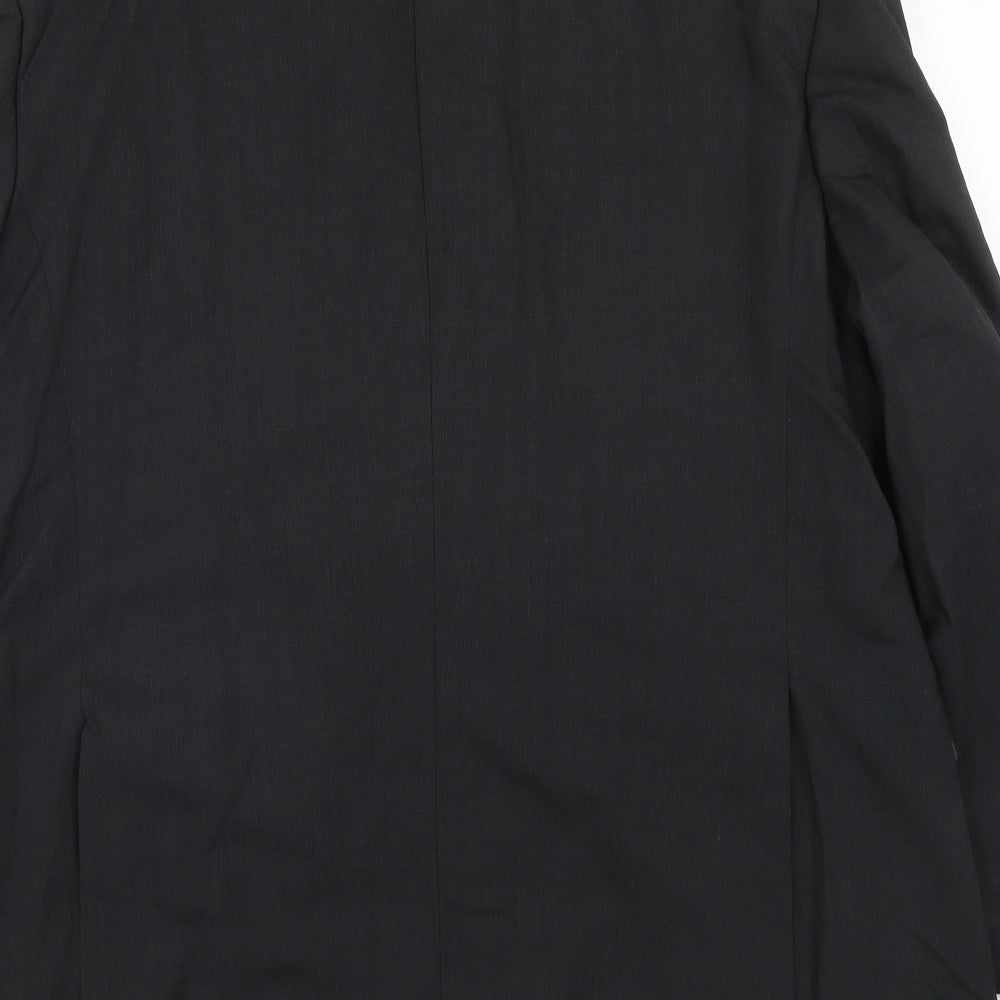 Austin Reed Mens Black Wool Jacket Suit Jacket Size 44 Regular