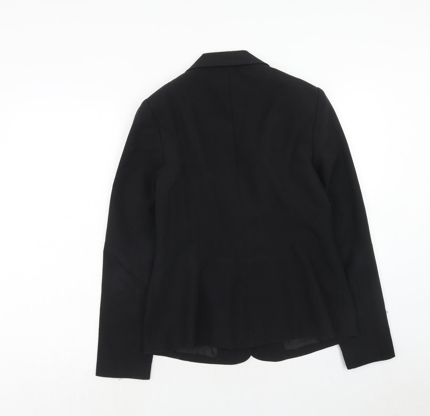 Papaya Womens Black Polyester Jacket Suit Jacket Size 12