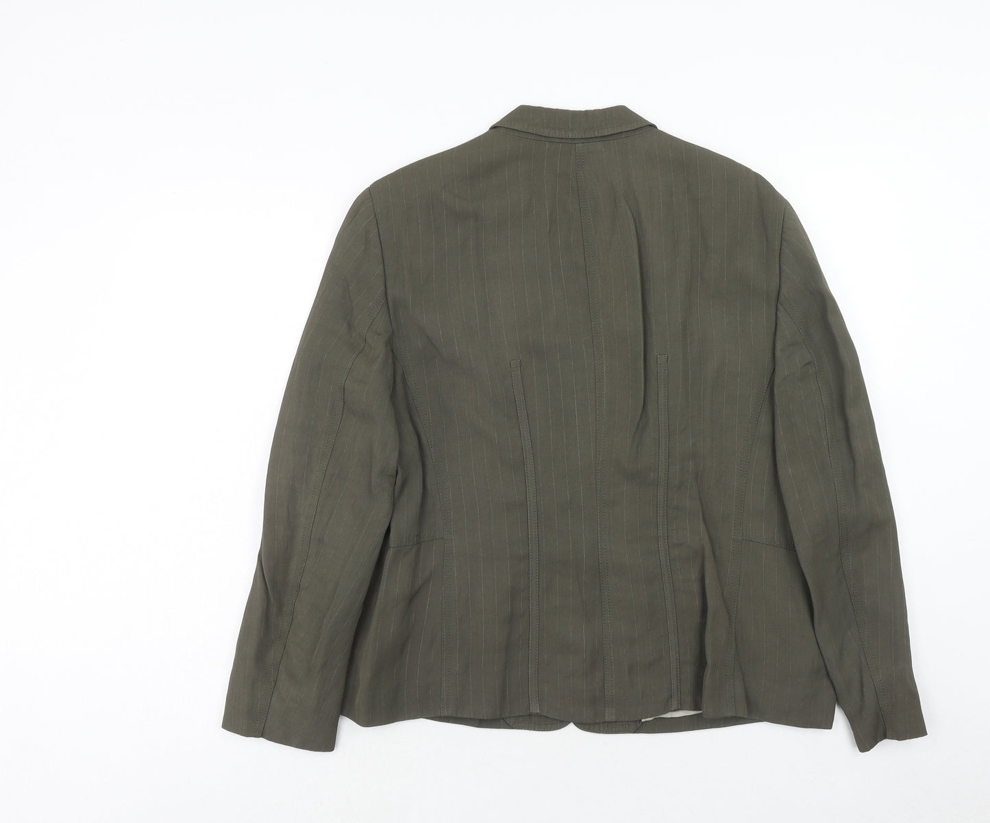 Marks and Spencer Womens Green Viscose Jacket Suit Jacket Size 20