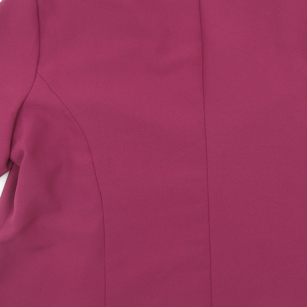 Daxon Womens Purple Jacket Blazer Size 18 Button