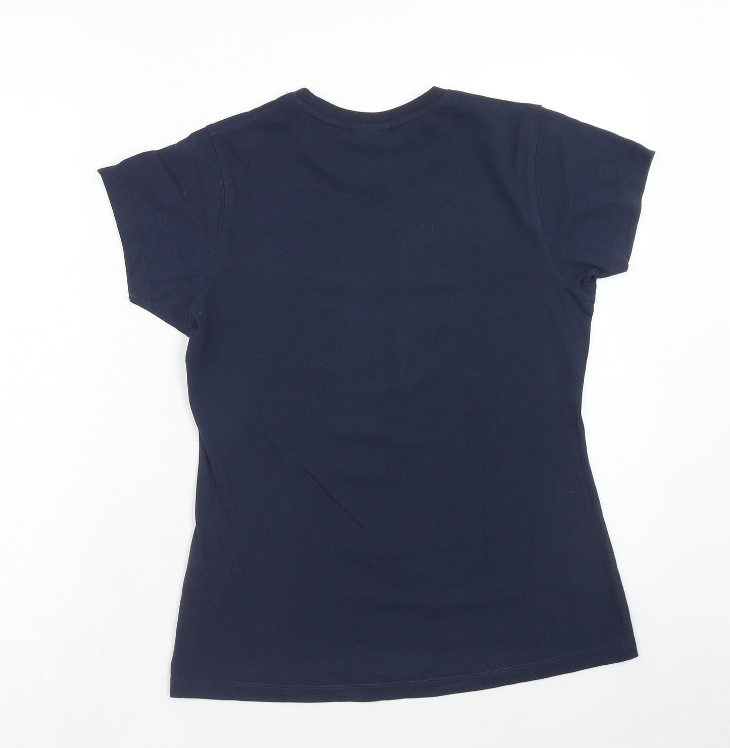 Dare 2B Womens Blue Cotton Basic T-Shirt Size 10 Round Neck