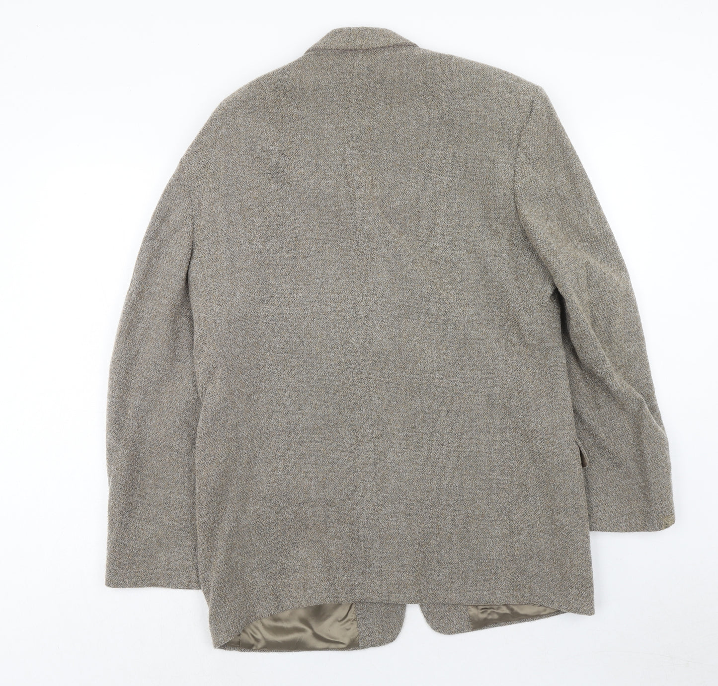 Marks and Spencer Mens Grey Wool Jacket Blazer Size 40 Regular