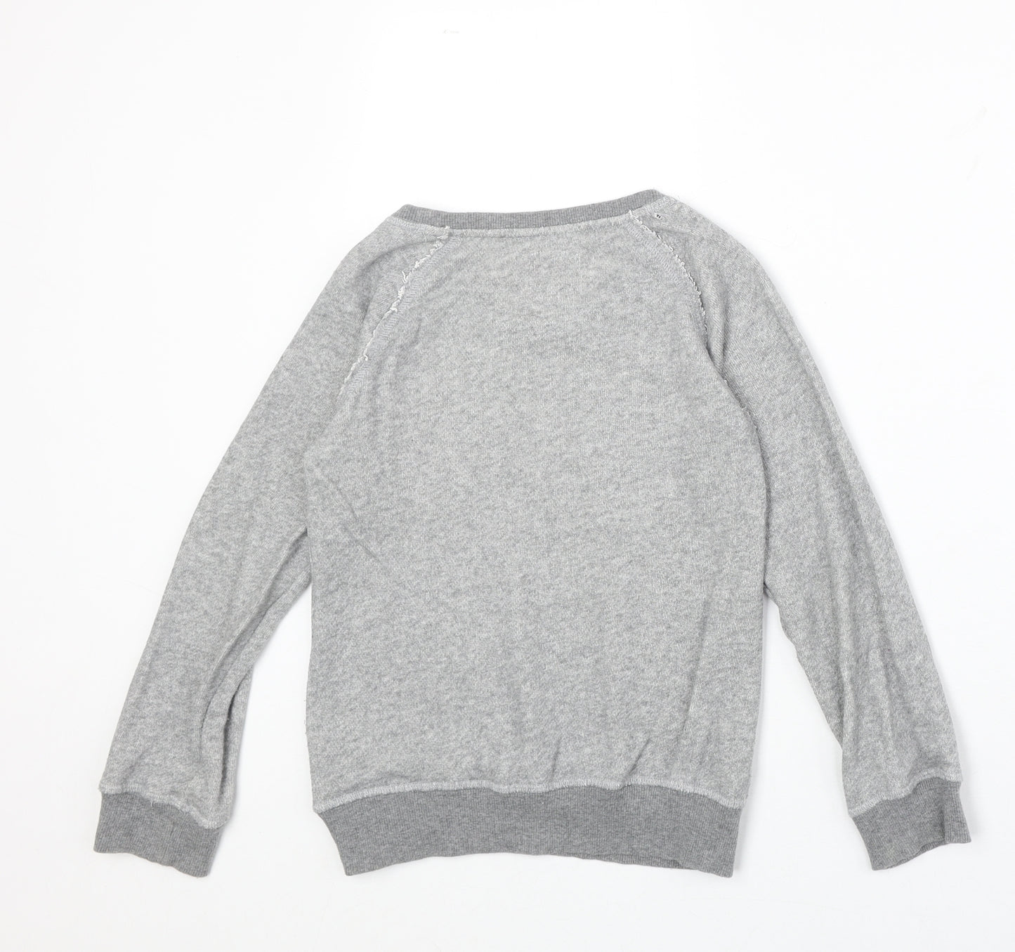 NEXT Girls Grey Cotton Pullover Sweatshirt Size 10 Years Pullover