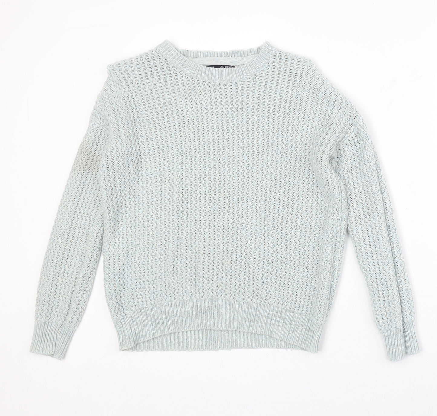 Atmosphere Womens Grey Boat Neck Acrylic Pullover Jumper Size 10