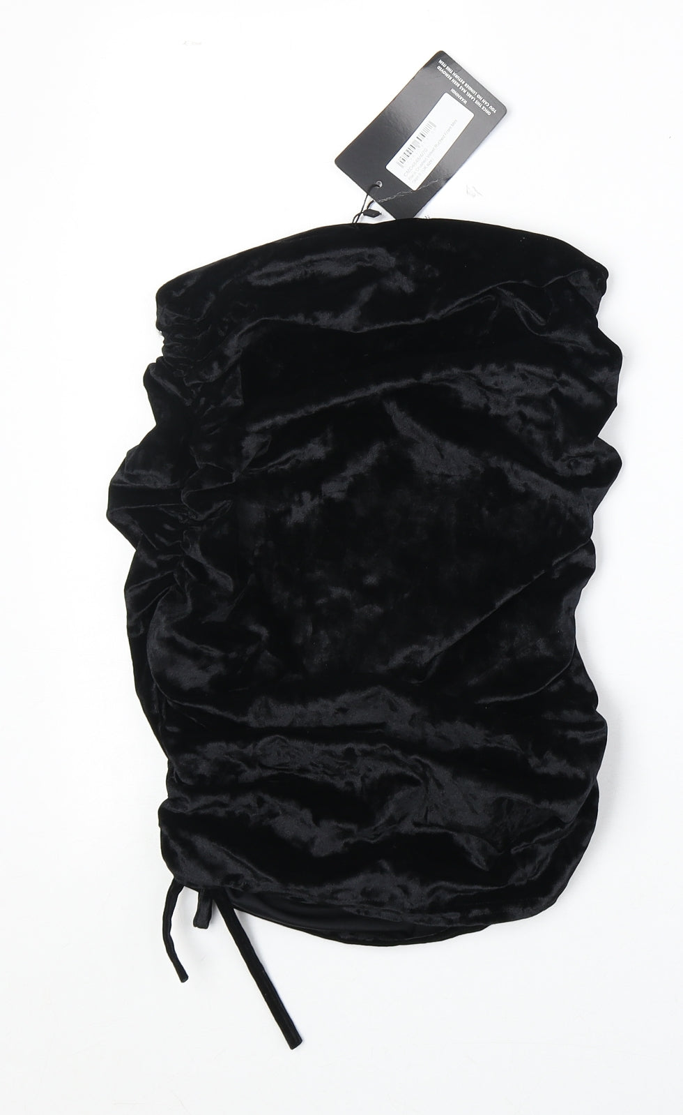 PRETTYLITTLETHING Womens Black Polyester Bandage Skirt Size 8