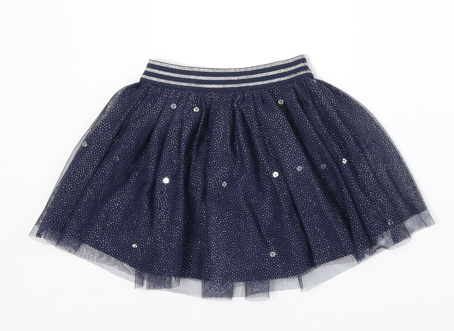 George Girls Blue Camouflage Polyester Tutu Skirt Size 2-3 Years Regular Pull On