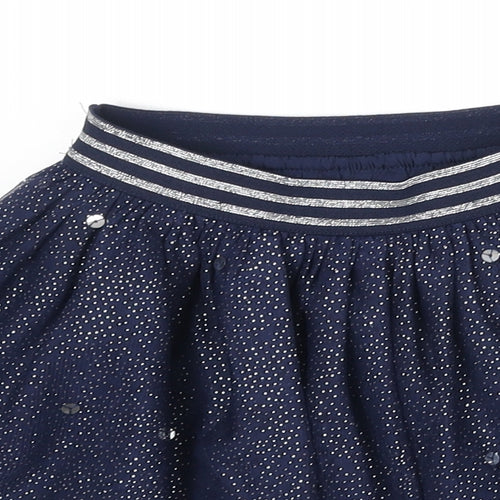 George Girls Blue Camouflage Polyester Tutu Skirt Size 2-3 Years Regular Pull On