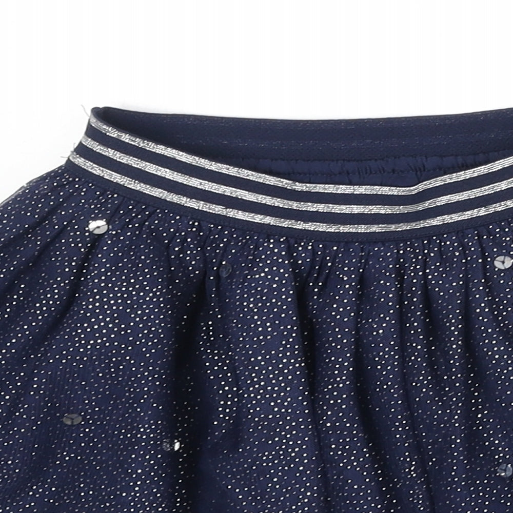 George Girls Blue Camouflage Polyester Tutu Skirt Size 2-3 Years Regular Pull On
