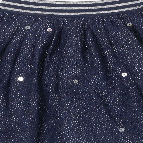 George Girls Blue Camouflage Polyester Tutu Skirt Size 2-3 Years Regular Pull On