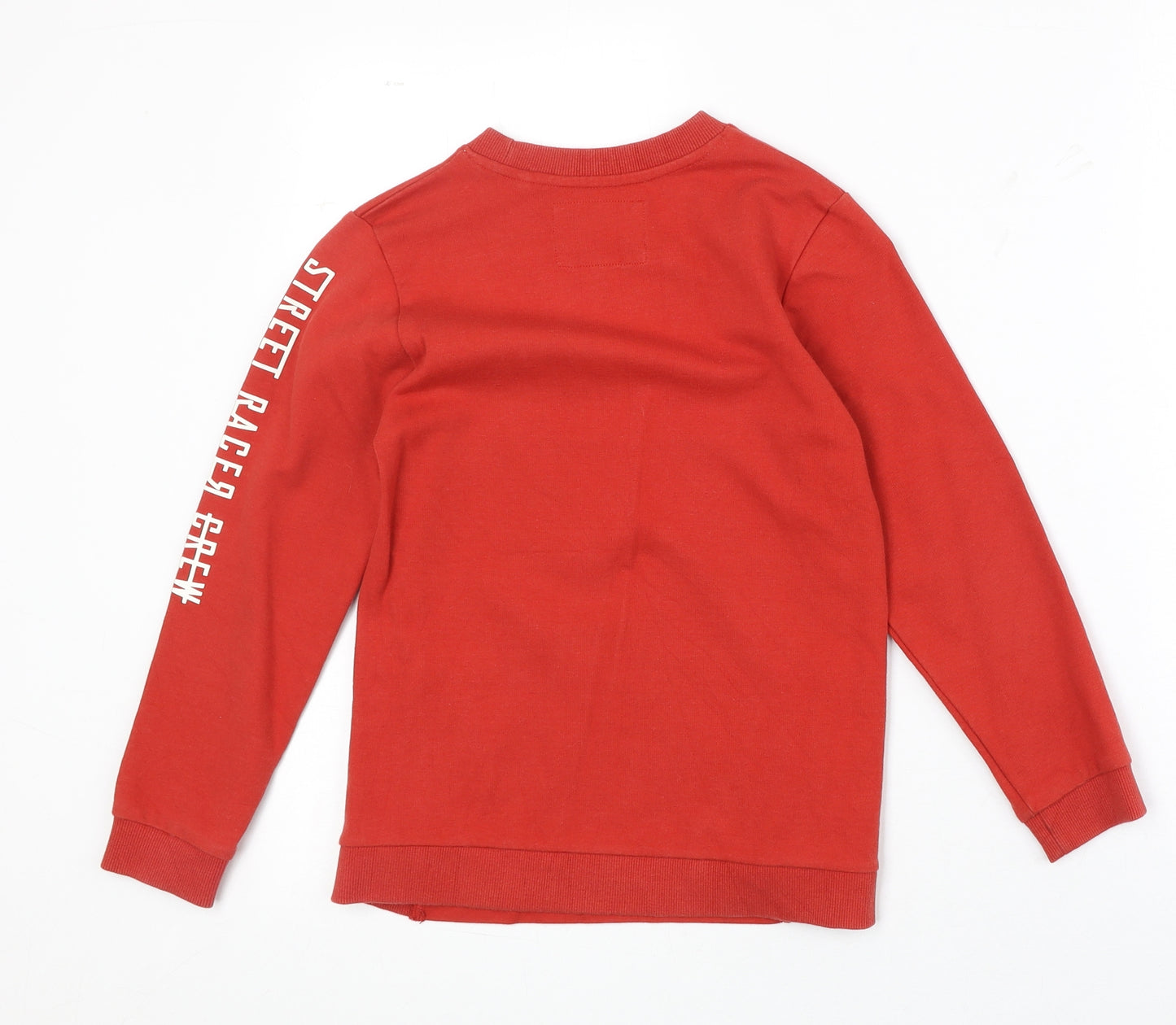 TU Boys Red Cotton Pullover Sweatshirt Size 8 Years Pullover - Bicycle