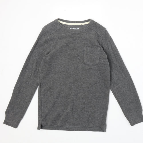 NEXT Boys Grey Cotton Pullover Sweatshirt Size 9 Years Pullover