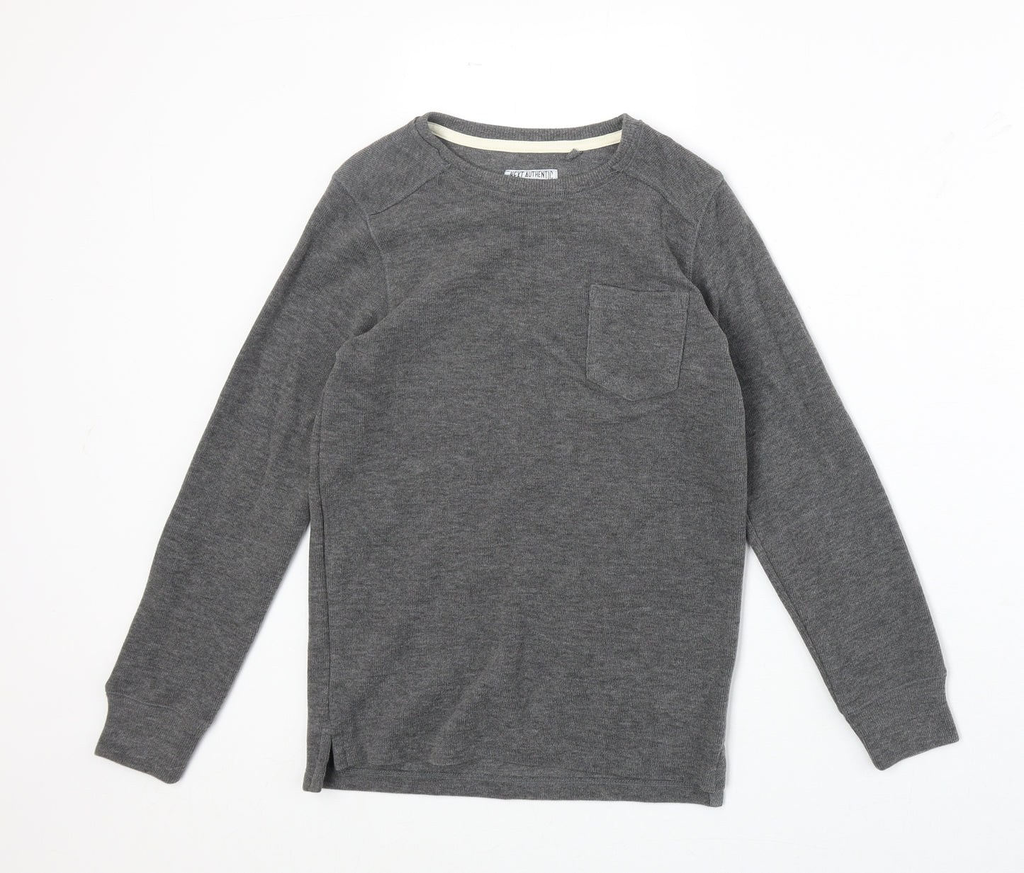 NEXT Boys Grey Cotton Pullover Sweatshirt Size 9 Years Pullover