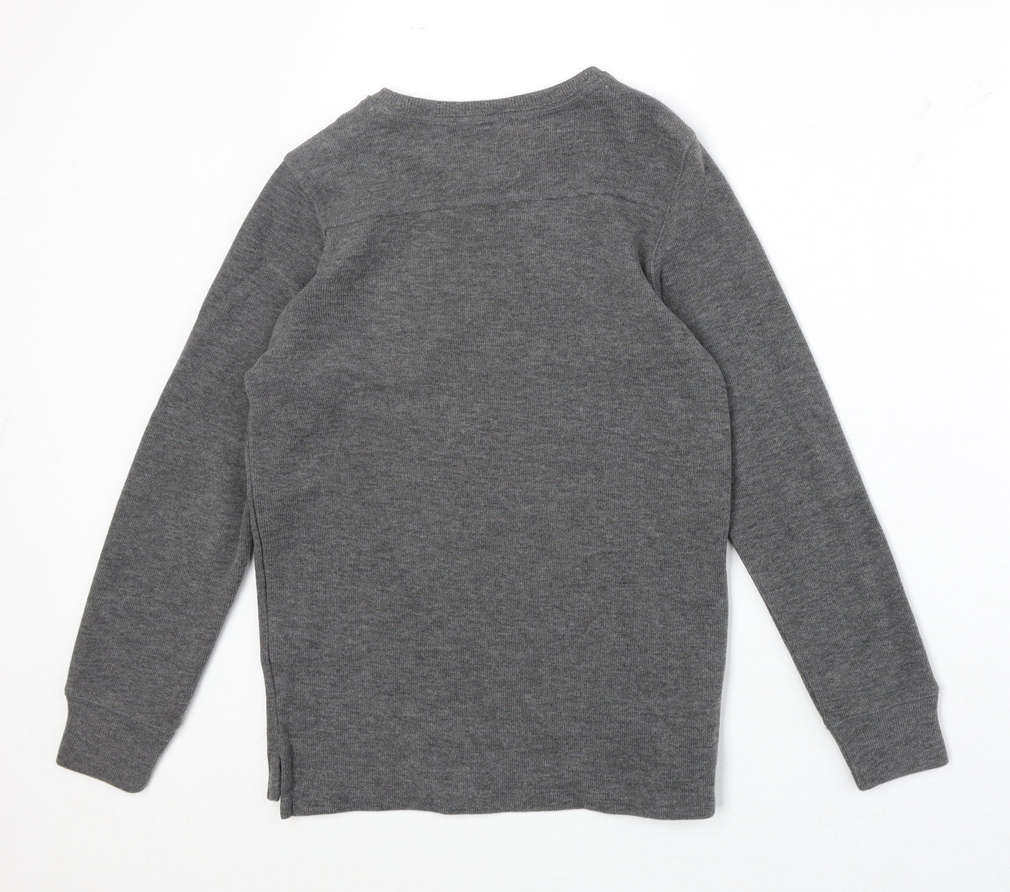 NEXT Boys Grey Cotton Pullover Sweatshirt Size 9 Years Pullover
