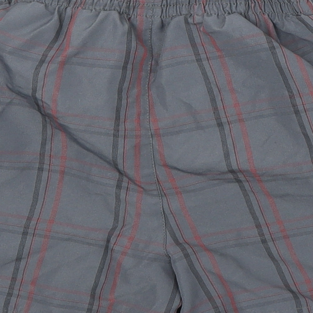 Slazenger Boys Grey Geometric Polyester Sweat Shorts Size 5-6 Years Regular