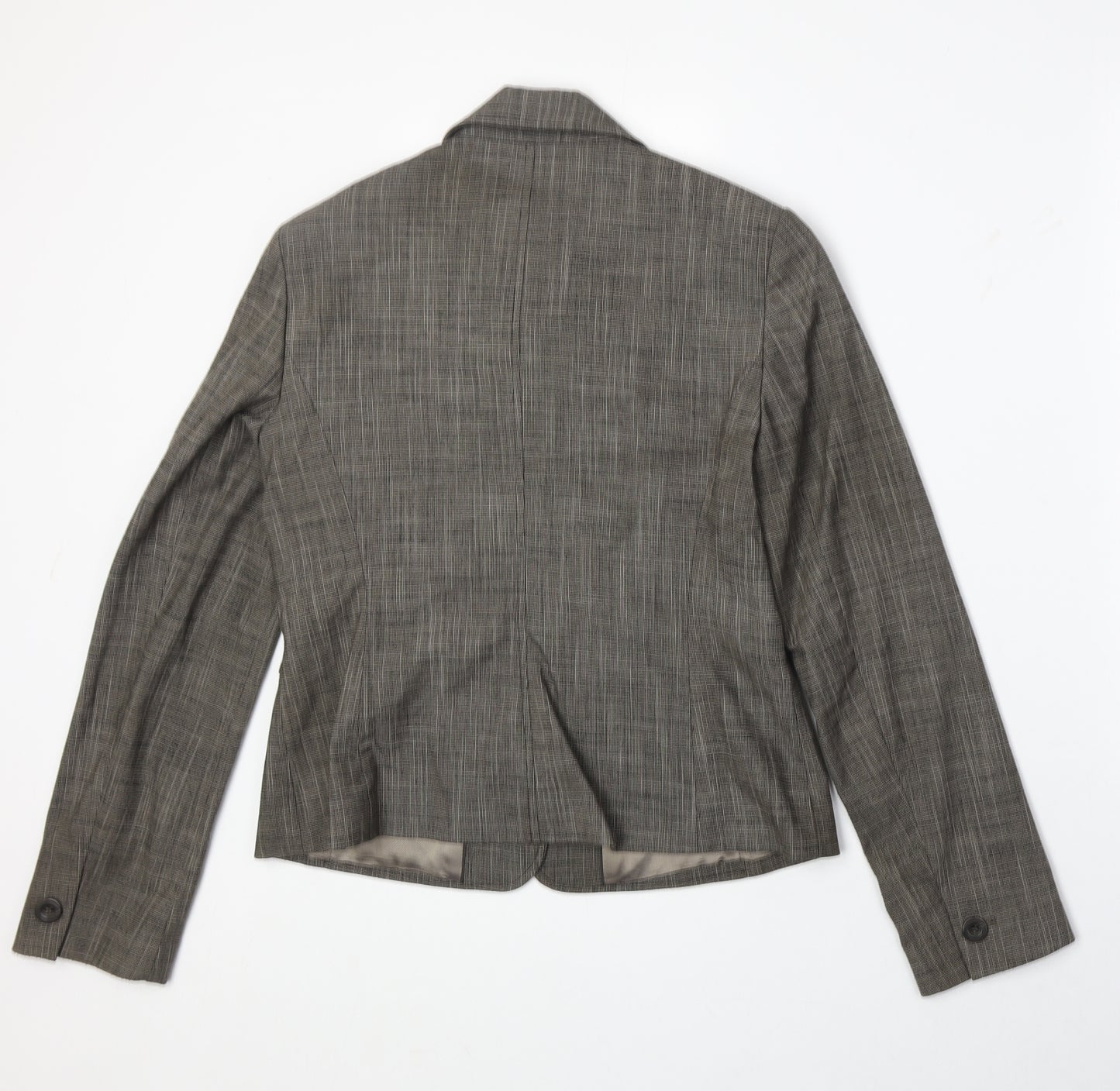 NEXT Womens Grey Jacket Blazer Size 12 Button