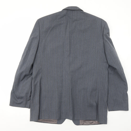 Chatsworth Mens Grey Wool Jacket Suit Jacket Size 44 Regular