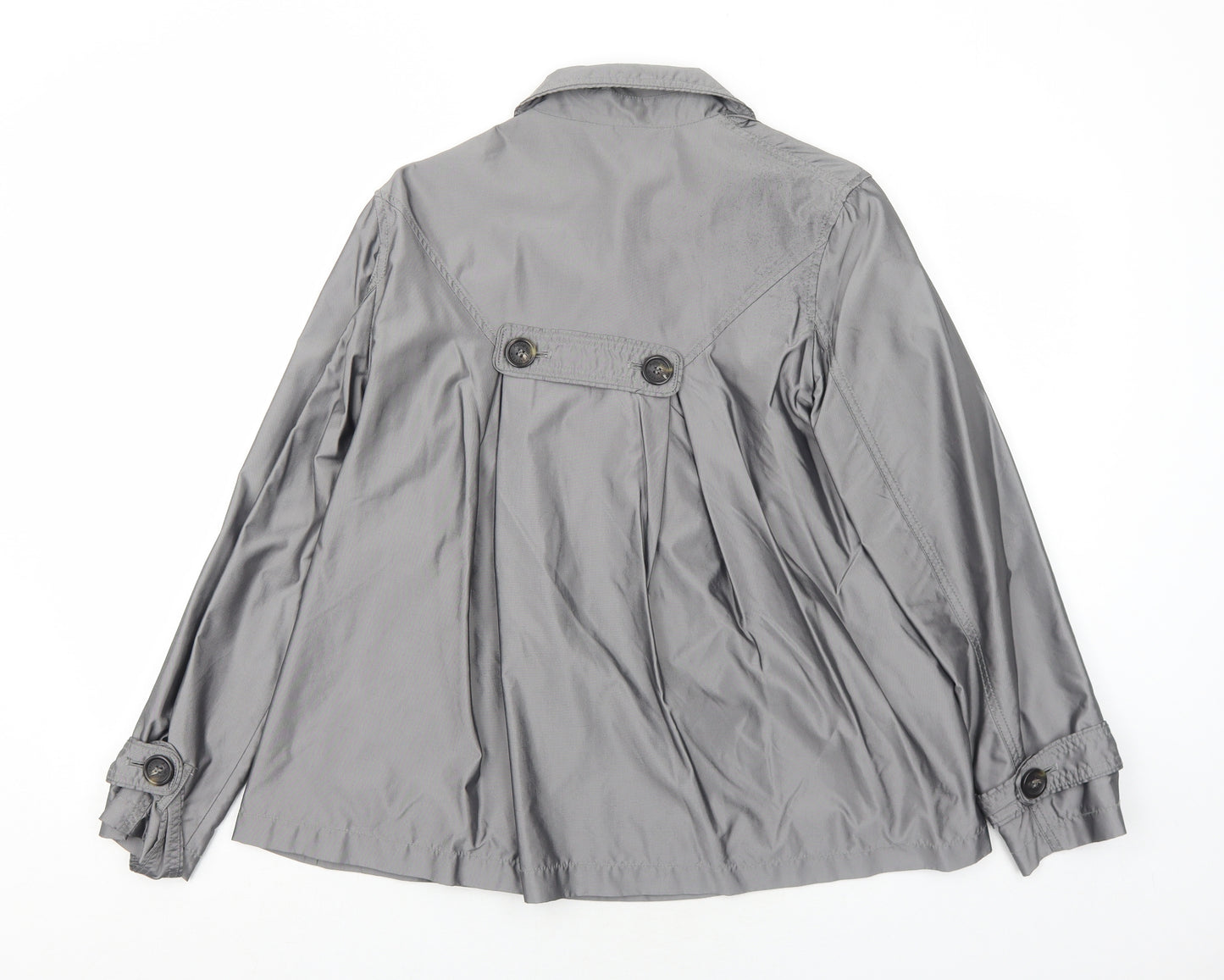 Marks and Spencer Womens Grey Jacket Size 12 Button