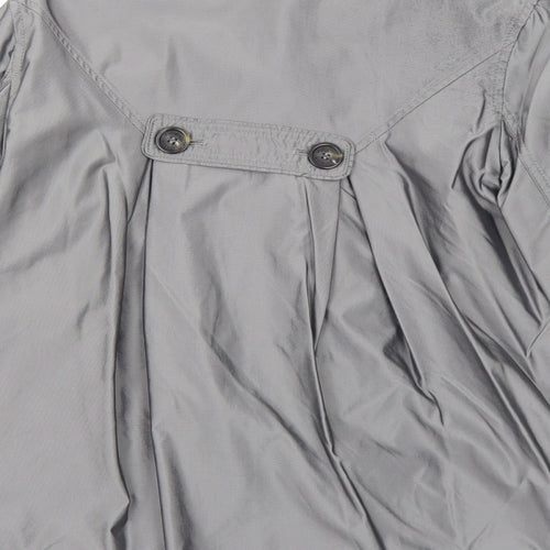 Marks and Spencer Womens Grey Jacket Size 12 Button