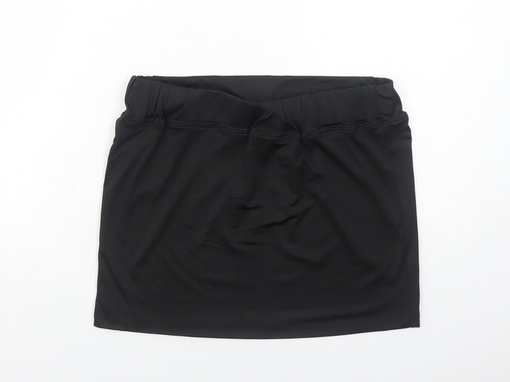 Nearkin Womens Black Polyester Bandage Skirt Size L