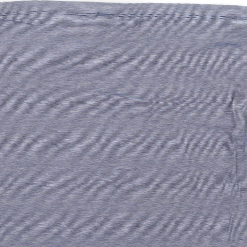 H&M Womens Blue Striped Cotton Bandage Skirt Size S