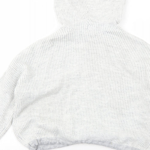 Primark Womens Grey Acrylic Pullover Hoodie Size XS Pullover