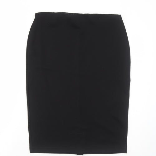 Atmosphere Womens Black Polyester Straight & Pencil Skirt Size 14