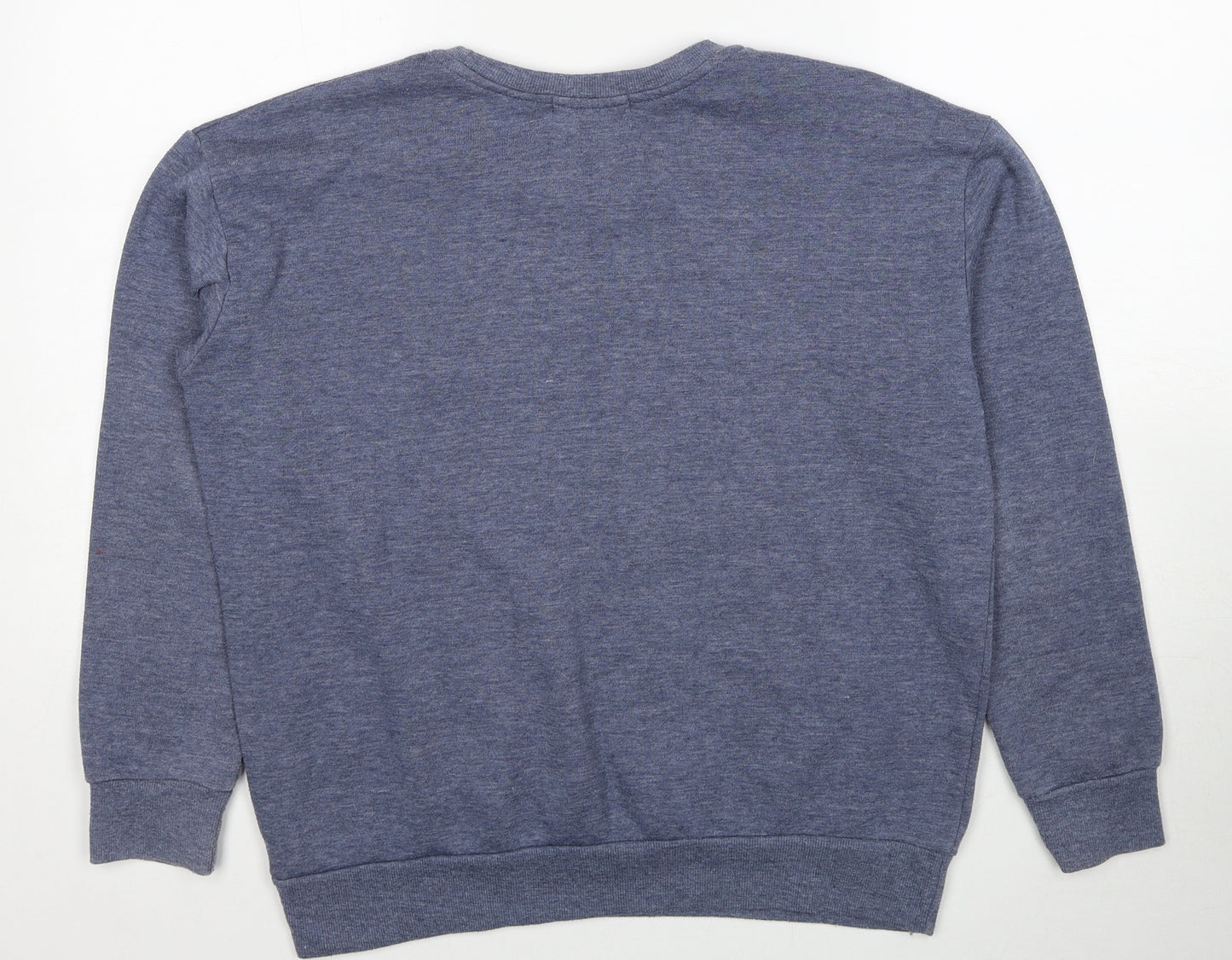 Atmosphere Womens Blue Polyester Pullover Sweatshirt Size 12 Pullover