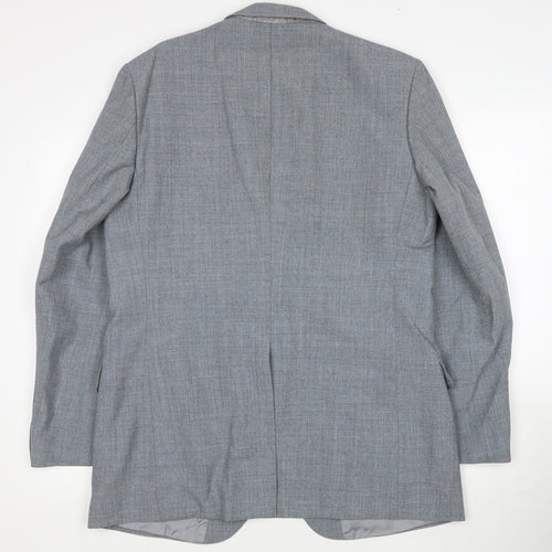 Marks and Spencer Mens Grey Polyester Jacket Suit Jacket Size M Regular