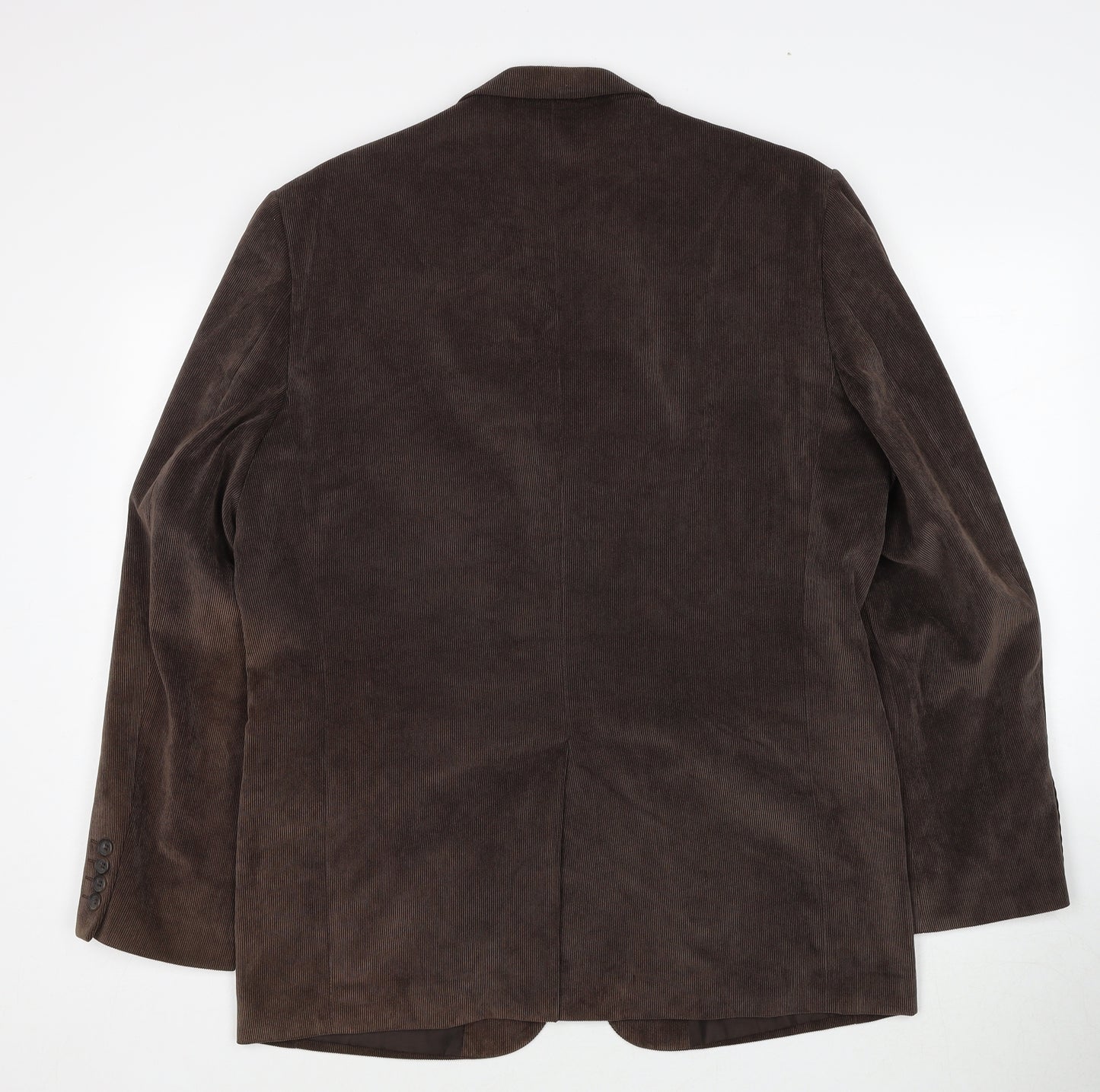 Atlantic Bay Mens Brown Polyester Jacket Blazer Size M Regular