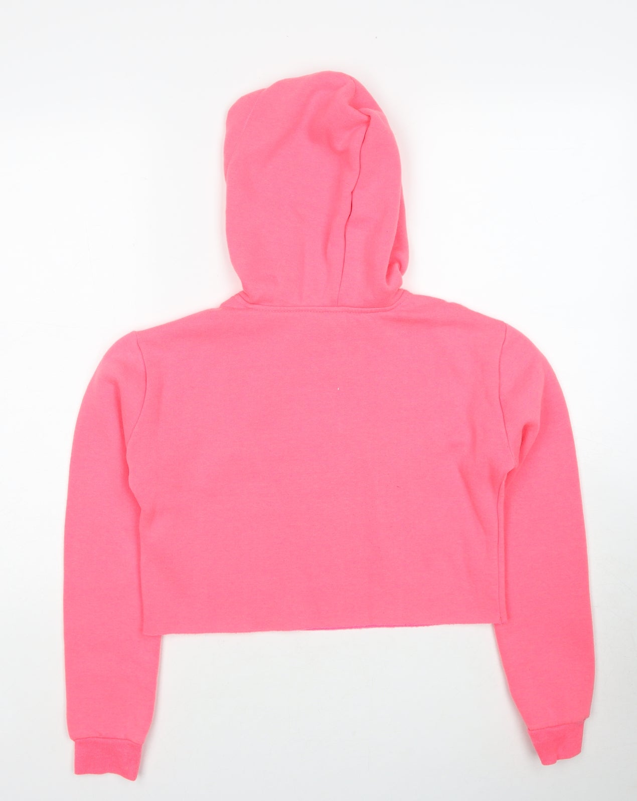 New Look Girls Pink Polyester Pullover Hoodie Size 12-13 Years Pullover - It Is What It Is