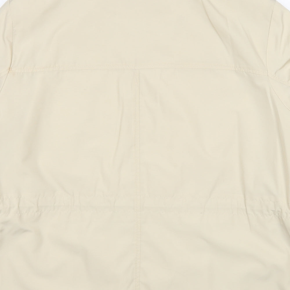 Marks and Spencer Womens Beige Jacket Size 16 Zip