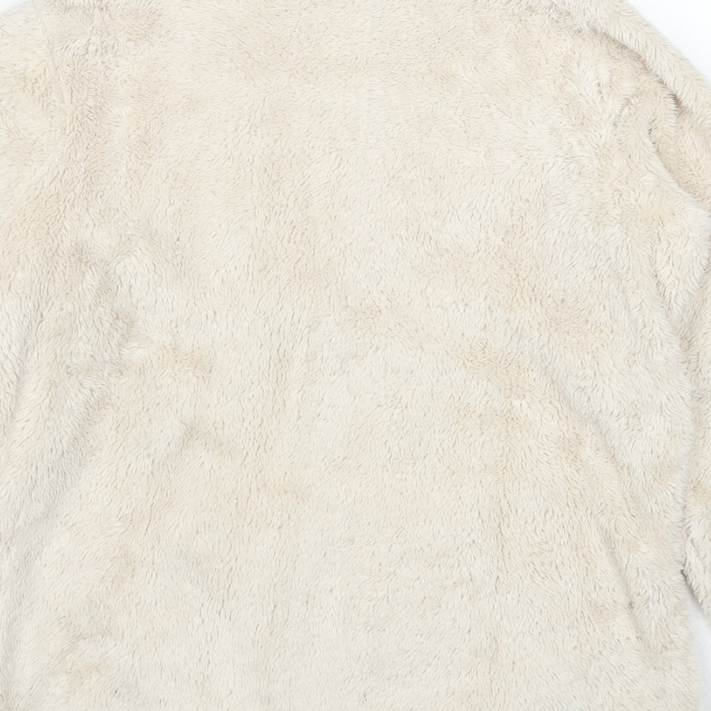 F&F Womens Beige Polyester Pullover Sweatshirt Size S Pullover